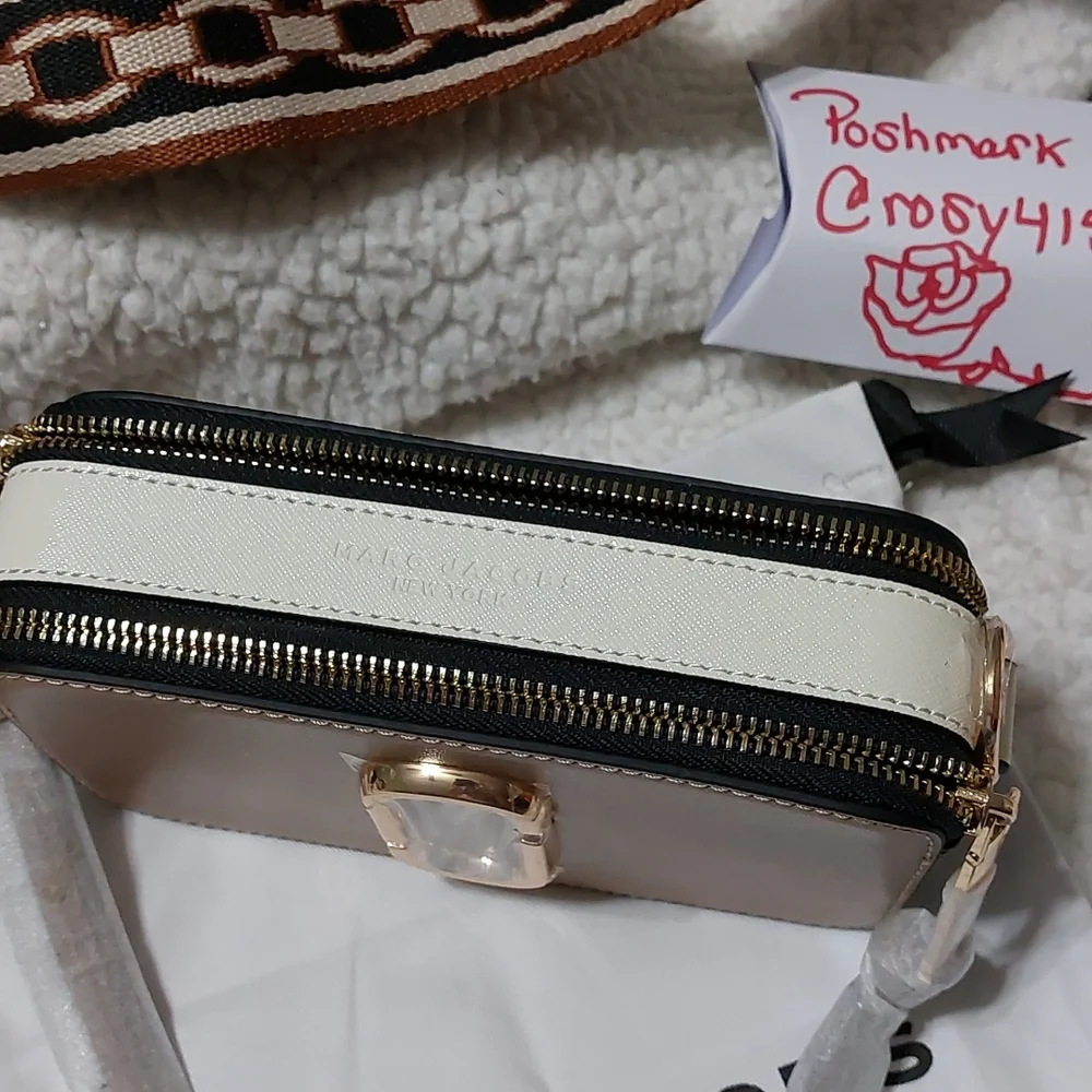 RARE New🤎Neutral✨Marc Jacobs Snapshot Chain Print bag❗️ - Picture 8 of 17